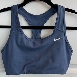 Nike Slate Blue Racerback Medium Support Sports Bra